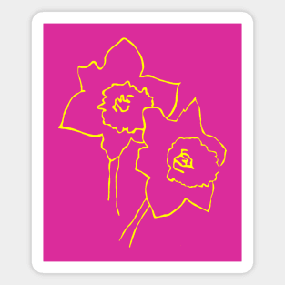 Early Spring Daffodils Magnet